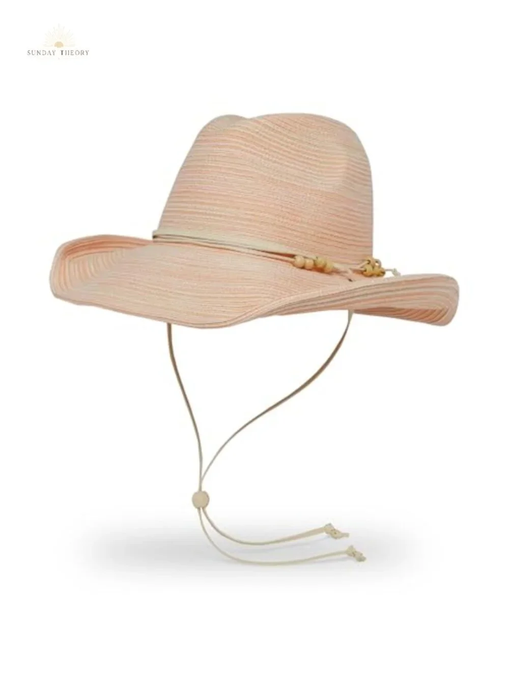 UPF 50+ Western Sun Hat with Shapeable Brim, Slip-Knot Sizing, Recycled